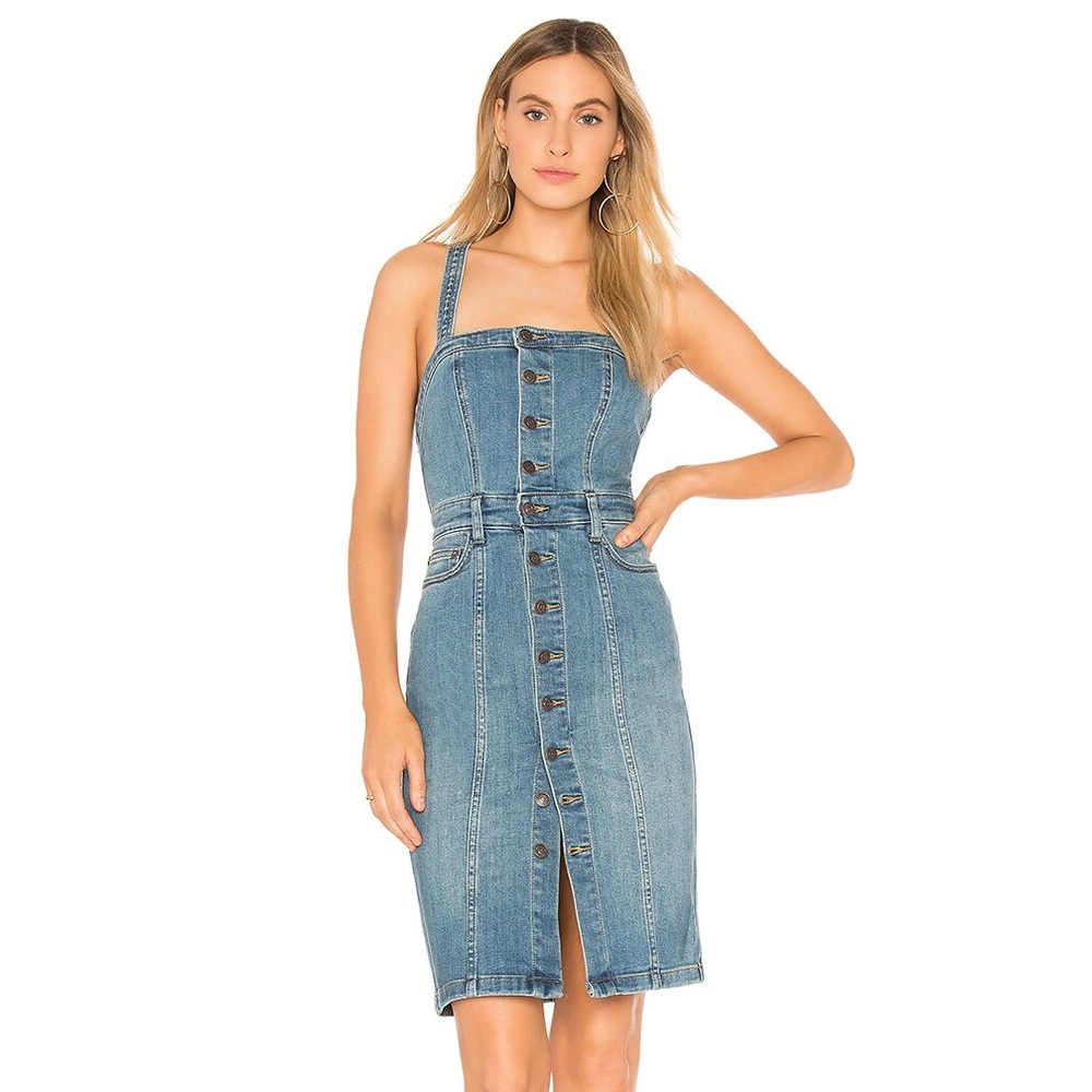 Free People | Button Front Jumper Dress